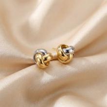 Златни обеци Възелчета