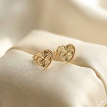 Златни обеци Еndless love