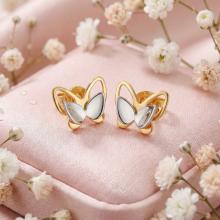 Детски златни обеци Пеперуди Детски златни обеци Пеперуди