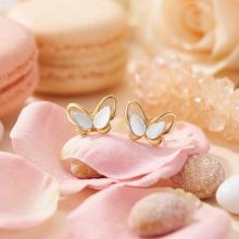 Детски златни обеци Пеперуди Детски златни обеци Пеперуди