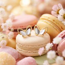 Детски златни обеци Пеперуди Детски златни обеци Пеперуди