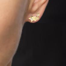 Златни обеци Звезди на нощта