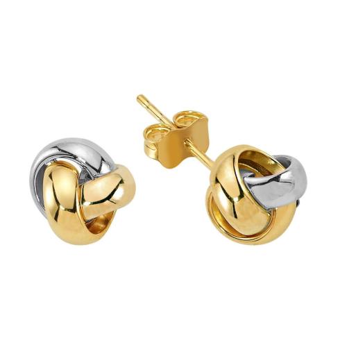 Златни обеци Възелчета