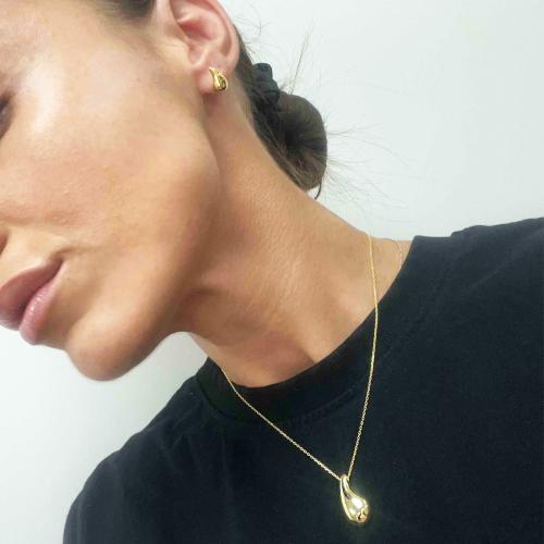 Златни обеци Електролитна Капка mini