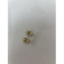 Златни детски обеци Flowers