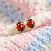 Детски златни обеци Калинки Детски златни обеци Калинки