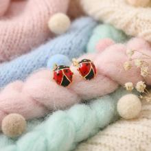 Детски златни обеци Калинки Детски златни обеци Калинки