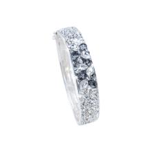 Твърда Сребърна гривна Denise с кристали от Sw® Marilyn