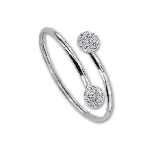 Сребърна гривна с кристали от Sw® SG423 Crystal