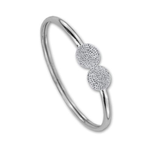 Сребърна гривна с кристали от Sw® SG424 Crystal