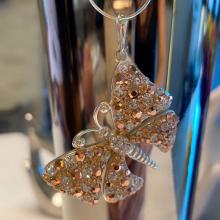 Сребърен медальон Annabella с кристали от Sw® Aquamarine, Crystal, AB Crystal
