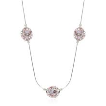 Сребърно колие Mauritius с кристали от Sw® Hematite