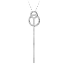 Сребърен комплект колие и обеци Gabriela с кристали от Sw® Crystal