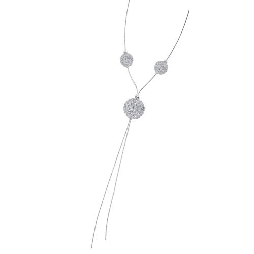 Сребърно колие с кристали от Sw® SK510