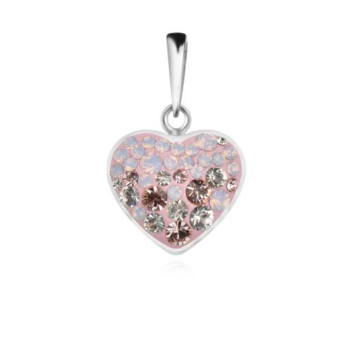 Сребърен комплект обеци и медальон с кристали от Sw® SKM152 Marilyn