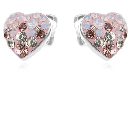 Сребърен комплект обеци и медальон с кристали от Sw® SKM152 Marilyn