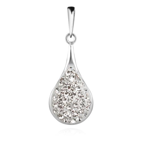 Сребърен медальон с кристали Lea Crystal 