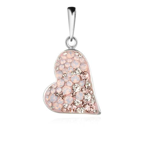 Сребърен медальон Valentina с кристали от Sw® Marilyn