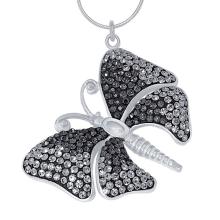 Сребърен медальон Annabella с кристали от Sw® Aquamarine, Crystal, AB Crystal