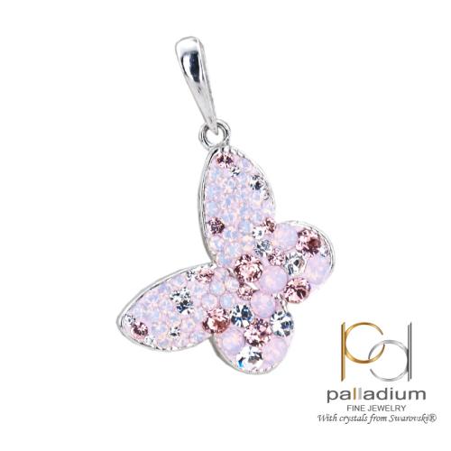 Сребърен медальон с кристали от Sw® SM289 Magic