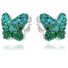Blue Zircon and Emerald