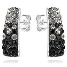 Сребърни обеци Ariana с кристали от Sw® Crystal