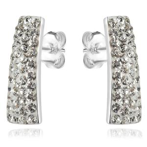 Сребърни обеци Ariana с кристали от Sw® Crystal