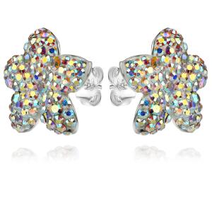 Сребърни обеци Kate с кристали от Sw® AB Crystal