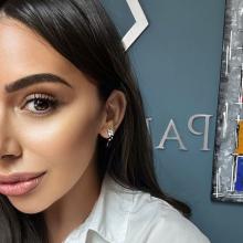 Сребърни обеци Ariana с кристали от Sw® Crystal