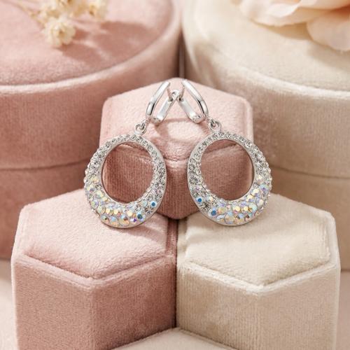 Сребърни обеци Rosalie AB Crystal