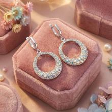 Сребърни обеци с кристали От Sw® SO106 Сребърни обеци с кристали От Sw® SO106