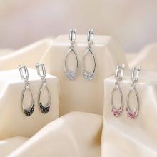 Сребърни обеци Guadalupe с кристали от Sw® Crystal Сребърни обеци Guadalupe с кристали от Sw® Crystal