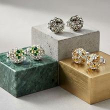 Сребърни Обеци С Кристали От Sw®  Mika Crystal