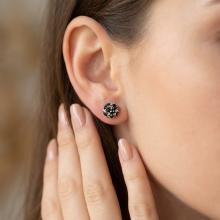 Сребърни Обеци С Кристали От Sw®  Mika Crystal