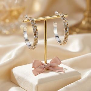 Сребърни обеци Amara с кристали от Sw® Vintage