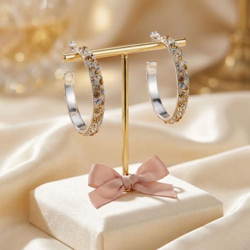 Сребърни обеци Amara с кристали от Sw® Vintage