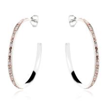 Сребърни обеци с кристали от Sw® Francesca Crystal
