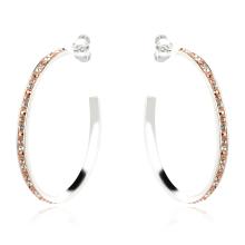 Сребърни обеци с кристали от Sw® Francesca Crystal