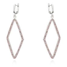 Сребърни обеци Indiana с кристали от Sw® Crystal