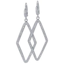 Сребърни обеци Indiana с кристали от Sw® Crystal