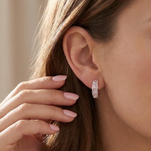 Сребърни обеци Florida с кристали от Sw® Crystal Aquamarine and Blue Opal