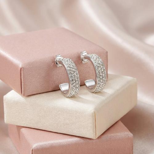 Сребърни обеци Florida с кристали от Sw® Crystal