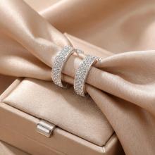 Сребърни обеци Miami с кристали от Sw® Colorado Rose Gold