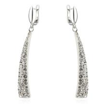 Сребърни обеци Aria с кристали от Sw® Crystal