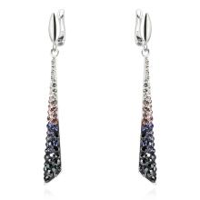 Сребърни обеци Scarlett с кристали от Sw® Crystal