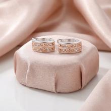 Сребърни обеци Hali с кристали от Sw® Crystal and Jet