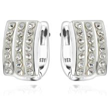 Сребърни обеци Monroe с кристали от Sw® Marilyn