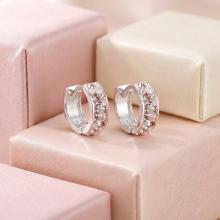 Сребърни обеци Elise с кристали от Sw®