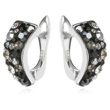 Сребърни обеци с кристали от Sw® Vivian Marilyn