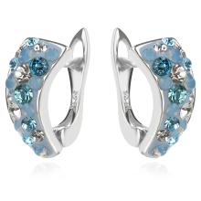 Сребърни обеци с кристали от Sw® Vivian Marilyn